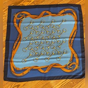 Hermes Like- Cardon Silk Scarf.  33” Square.  Excellent condition.